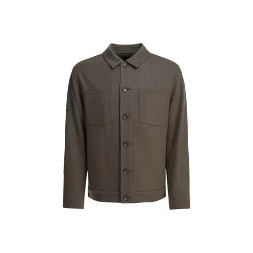 VINCE Коричневый Серый Мужские Куртки