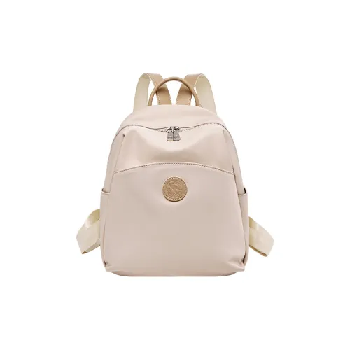 Narandu Ткань Синтетическая кожа Рюкзак Дорожная сумка Стандартный Женский Абрикос