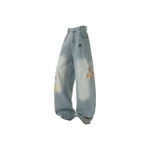 DAREASY Blue Unisex Jeans DAREASY Синий Унисекс Джинсы