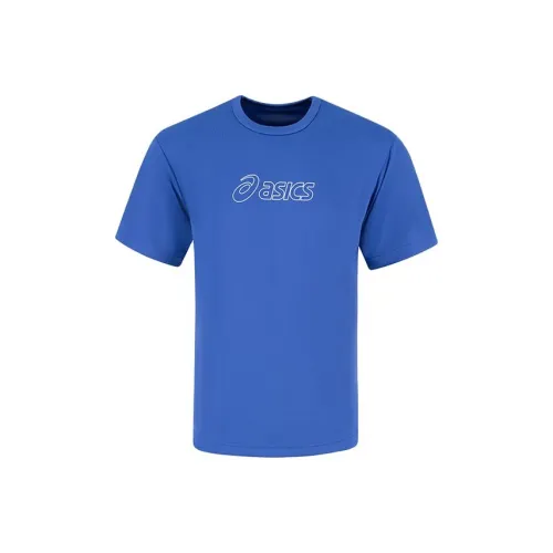 ASICS Темно-синие унисекс футболки
