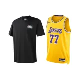 Чёрный топ + жёлтый джерси