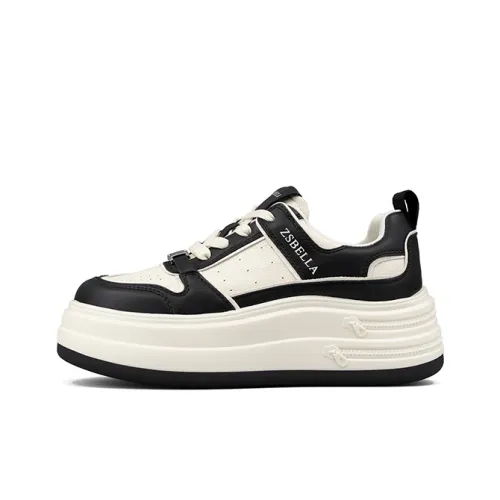 ZSBELLA Устойчивые к истиранию противоскользящие низкие кеды для скейтбординга женские