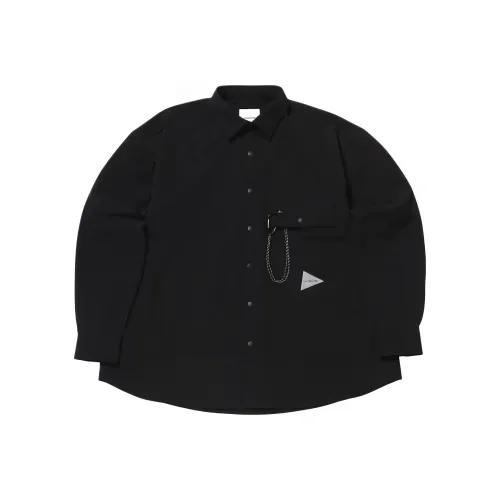 And Wander FW25 Свет W Cloth Рубашка Унисекс