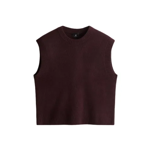 H M Мужские майки бордового цвета