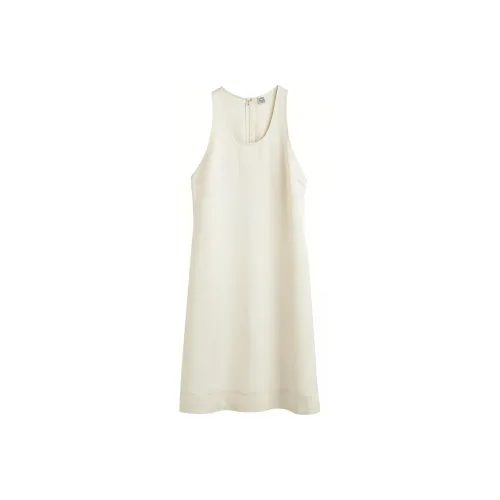 TOTEME Без рукавов Платье Женское Белое