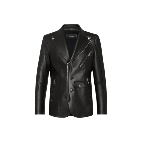 DSQUARED 2 FW25 Кожа Куртка Мужская