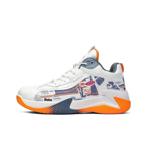 Bake Амортизация Устойчивый к истиранию Легкий Высокий Топ Баскетбольные кроссовки Мужские