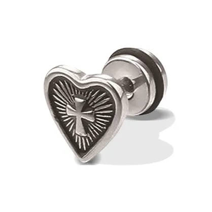 ROGA Серьги-гвоздики из нержавеющей стали Унисекс