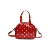 Гороховый узор, красный