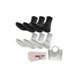 Флайеры 3 Черный 3 Белый 6 Упаковка, Коробка + Сумка для покупок Комбо