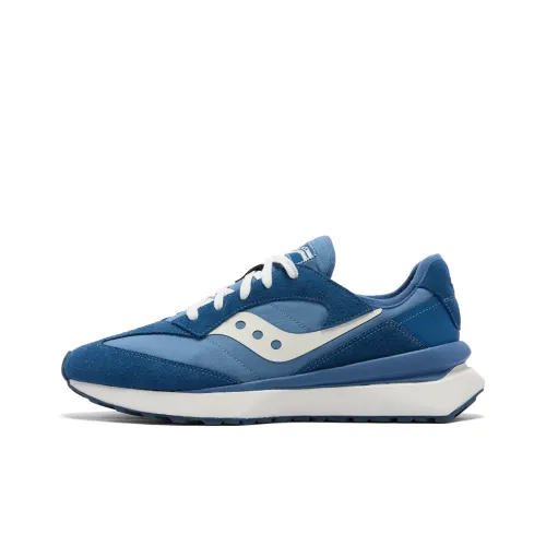 Saucony JAZZ RENEW Jazz Нижняя юбка Устойчивая к истиранию Низкий Топ Кэжуал Унисекс Синий