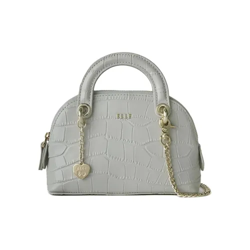 ELLE Сумка из коровьей кожи с купольной формой одно плечо женская цифровая серый черный