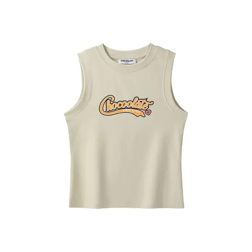 CHOCOOLATE Хаки Женские Майки