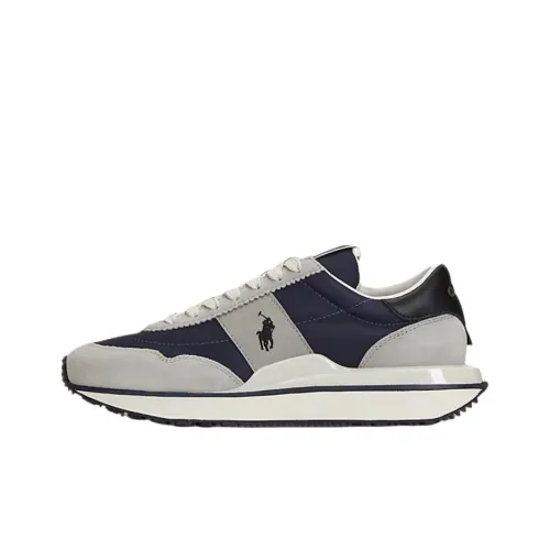 Polo Ralph Lauren Train 89 Low Топ Повседневная обувь Унисекс Синий Серый