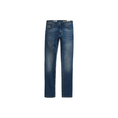 MCS Серый Синий 000 Мужские Джинсы