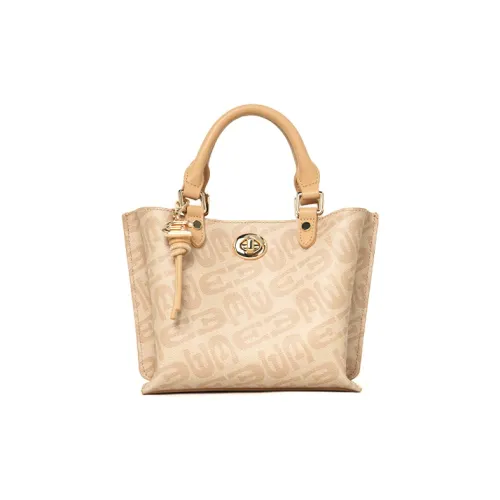 ELLE Сумка из синтетической кожи сумка для покупок сумка для женщин овсяно-абрикосовый черно-коричневый