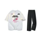 Свитшот Фотиния Серый + Черные Джинсы