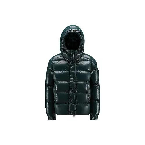 Moncler Maya Series Пуховик Мужской Лесной Зеленый