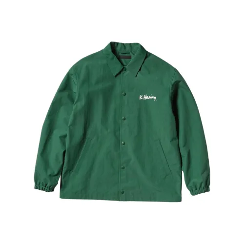 UNIQLO x · Keith Haring SS25 Куртки Пальто Унисекс Бирюзовый