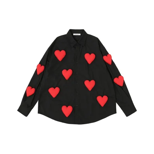 SQQZ Project Веселье Универсальный Свободный крой Рубашка Форма Унисекс