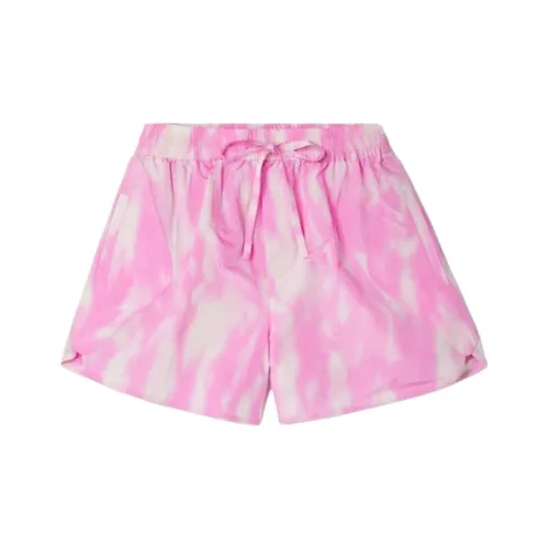 GANNI Pink Women's Casual Shorts GANNI Розовые Повседневные Шорты для Женщин