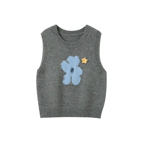 3COLOUR Жилеты для женщин цвет Фотиния серый