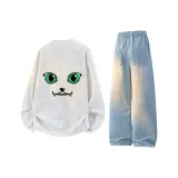 Вересковый серый + Светло-синий