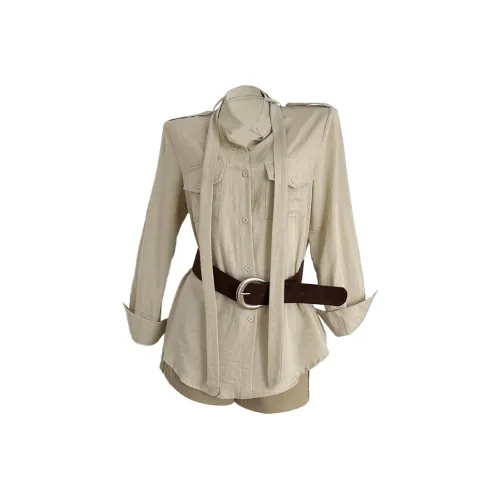 IQC Khaki Женские Комплекты Рубашек