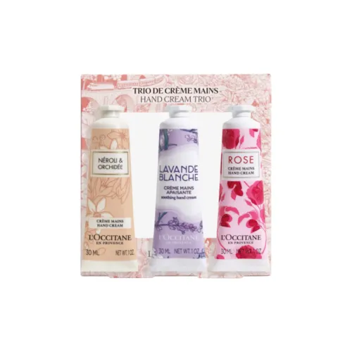 LOCCITANE Цветочный Крем для рук Hydrating Увлажняющий Ароматный 30 мл * 3
