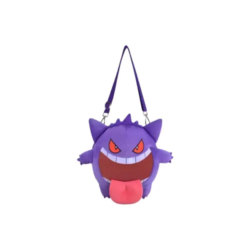 Pokémon Ткань ПУ (полиуретан) Сумка через плечо Сумка на плечо Средняя Унисекс Фиолетовая