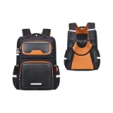 9870 Черный Большой Размер + 3D Пенал для классов 3-6 / 128-160 см