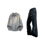 Тканый серый, серый + черный