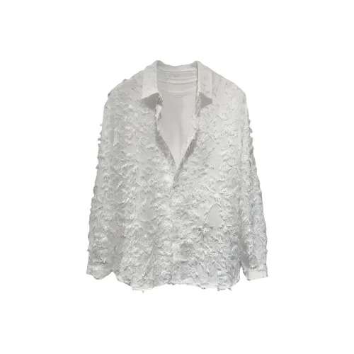 Zomuros Белый Унисекс Рубашки