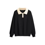 Черный с флисовой подкладкой