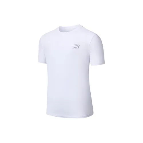 Erke ZONGXUNXILIE Бег T Рубашка Мужская Истинно Белая