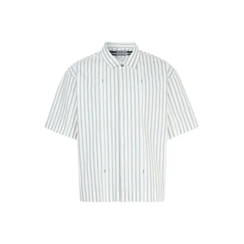 Jacquemus Светло-желтые Мужские Рубашки