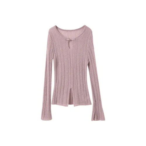 3COLOUR Серый Фиолетовый Женский Трикотаж