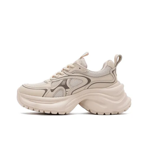 HARSON Дышащий Moisture Wicking Увеличение Высоты Низкий Топ Толстая Подошва Женские Кроссовки