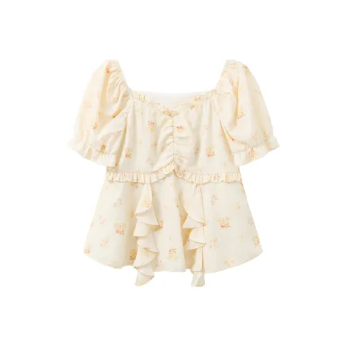 Another alley Светло-желтая женская рубашка