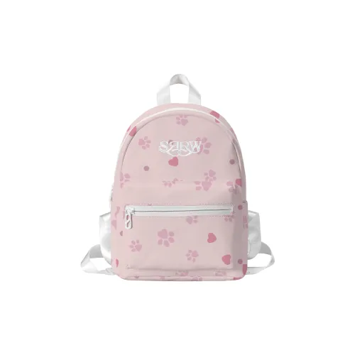 SRRW Рюкзак из ПВХ стандартный женский розовый