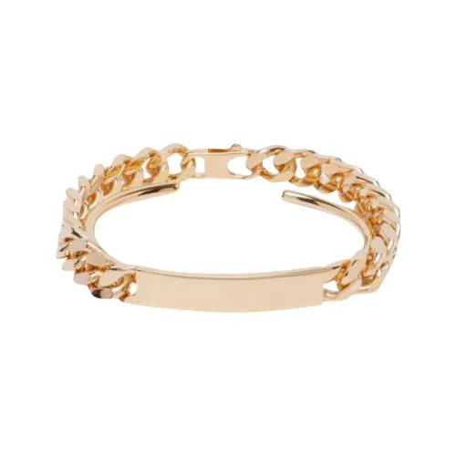MM6 Maison Margiela совместный бренд Brass Bracelets Женские Золотой