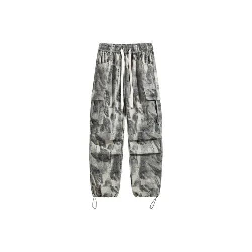 FASTFISH Каменный серый Унисекс Карго Брюки