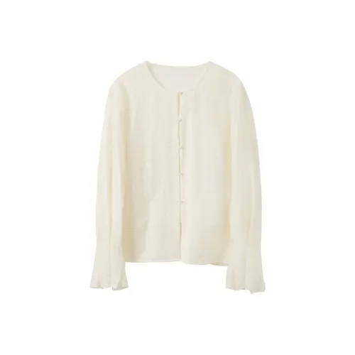 3COLOUR Экрю Женские Рубашки