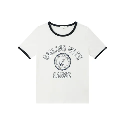 Sanse Белые Женские T-рубашки