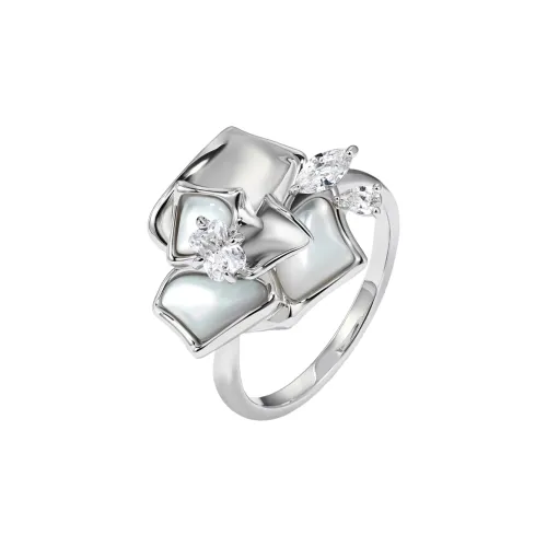 BOONEE ALUS Кольца из меди с родиевым покрытием женские