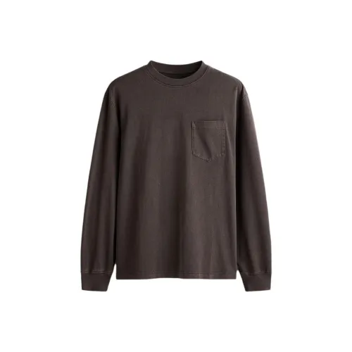 H M Темно-коричневые мужские футболки