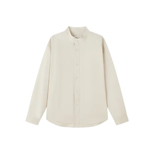 RIVER STONE Натуральный Белый Унисекс Рубашки