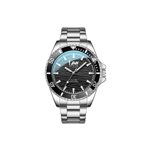 Lee Наручные часы Кварцевый механизм Черный циферблат Унисекс День святого Валентина Boyfriend Праздника Коробка