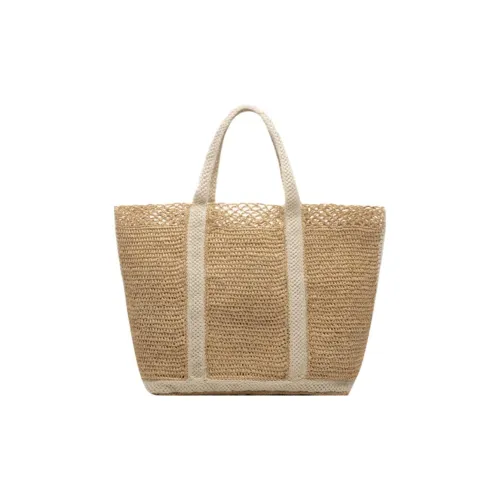 Vanessa Bruno Рафия Тоут Сумка Сумка для покупок Женская Сумка Бежевого цвета