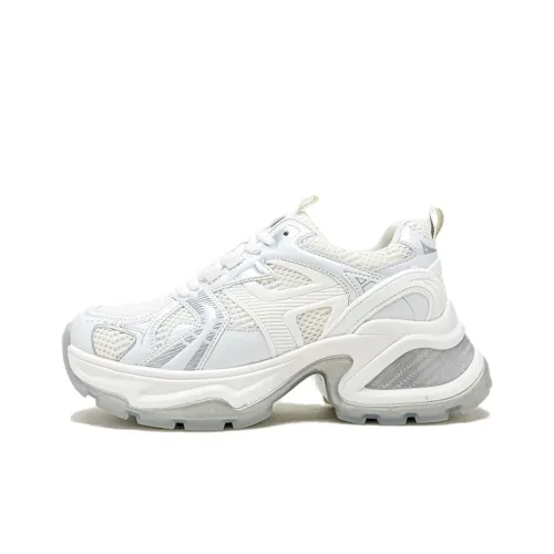 SATURDAY MODE Поверхность Высота Увеличение Дышащий MID Топ Толстая подошва Женские